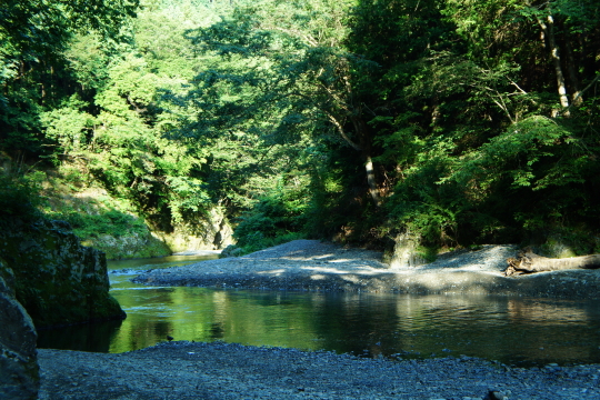 秋川渓谷のキャンプ場