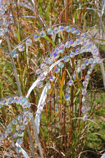 箱根ガラスの森美術館のクリスタル・ガラスのススキ