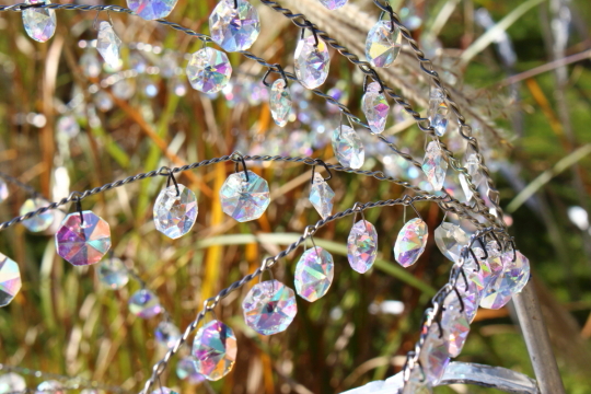 箱根ガラスの森美術館のクリスタル・ガラスのススキ