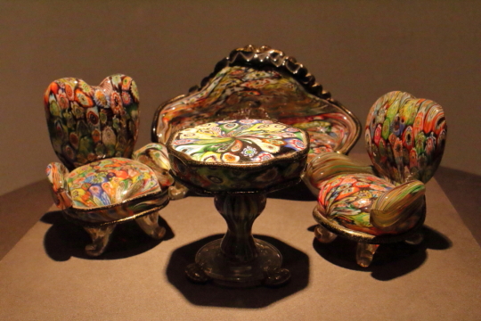 ヴェネチアン・グラス美術館のミルフィオリ・グラス