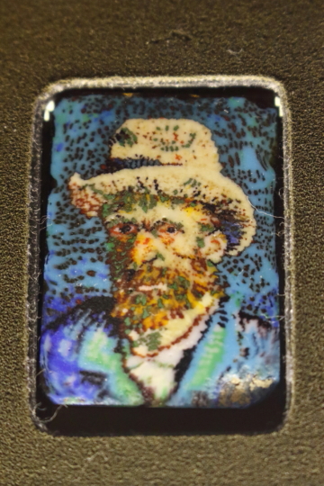 ヴェネチアン・グラス美術館のモザイクガラスのゴッホ