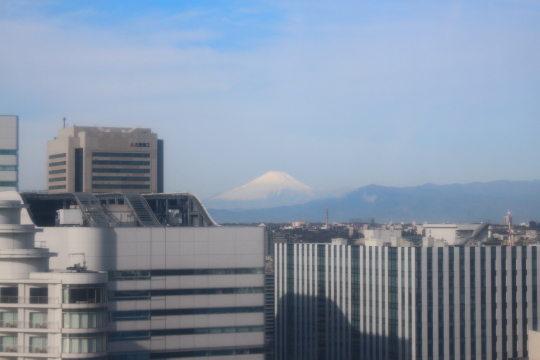 横浜インターコンチネンタルホテルから見える富士山