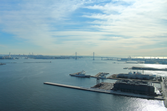 横浜インターコンチネンタルのハーバービュー