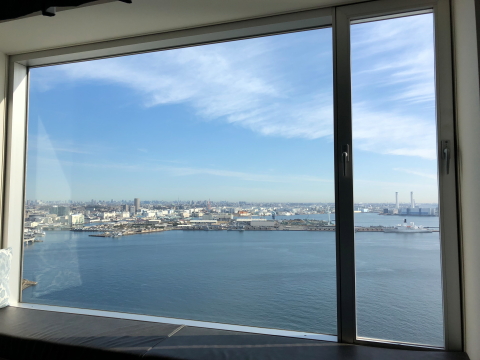 横浜インターコンチネンタルのハーバービュー