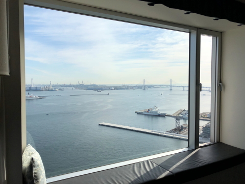 横浜インターコンチネンタルのハーバービュー