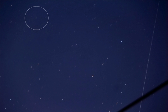 レナード彗星と人工衛星ENVISAT