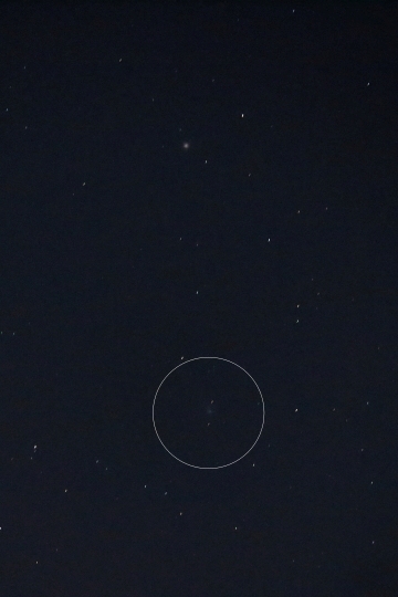 レナード彗星とM3球状星団