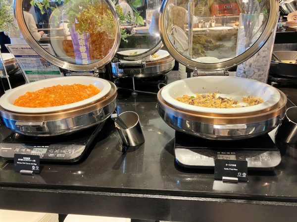 ヒルトン横浜のビュッフェ「パレード」のランチ料理メニュー