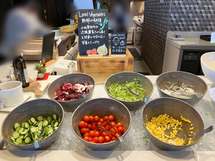 ヒルトン小田原のビュッフェ