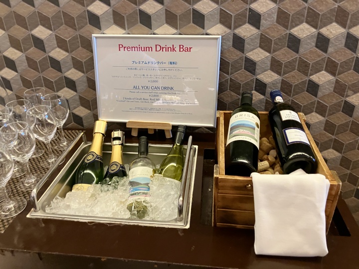 ヒルトン小田原「フローラ」のアルコール飲み放題